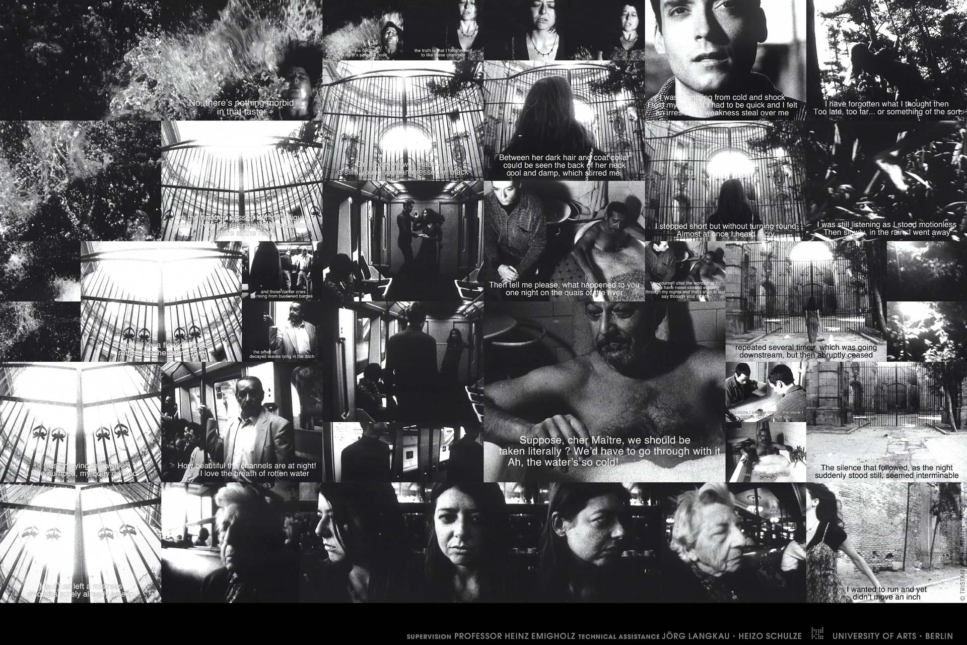 Tristan V Christann, ailleurs, film, poetry, 1999, Madrid, Spain, Albert Camus, The Fall, The Stranger